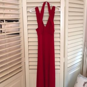 Hot Red Floor Length Dress!!!